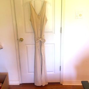 Old navy NWT linen blend wide leg belted jumpsuit - large Tall